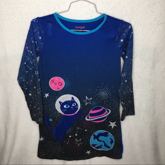 Cat & Jack Other - Cat & Jack blue galaxy nightgown
